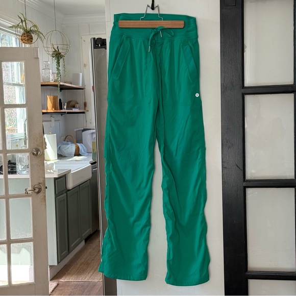 lululemon dance studio mid/rise teal pants - Picture 4 of 8